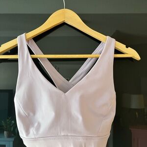 Lululemon Athletica Lavender Cross-Back Sports Bra